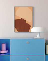 After Hover: Brown Balance: Ensemble abstrakter Formen