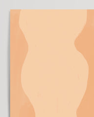 After Hover: Bubble Braids I - Abstrakte Formen in Blush