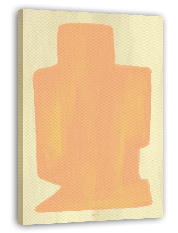 "Pure Peach" (1/3) - Organisch-Minimalistische Form