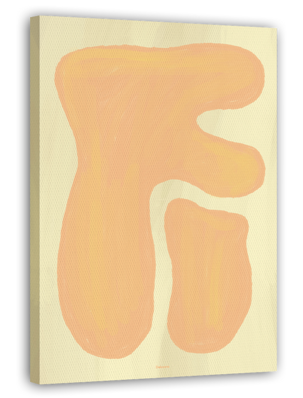 "Pure Peach" (3/3) - Organisch-Minimalistische Form