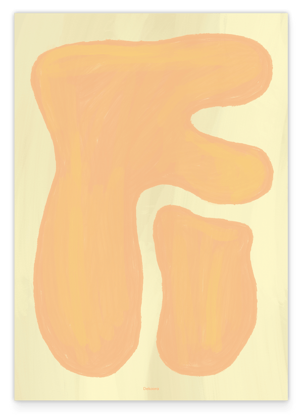 "Pure Peach" (3/3) - Organisch-Minimalistische Form