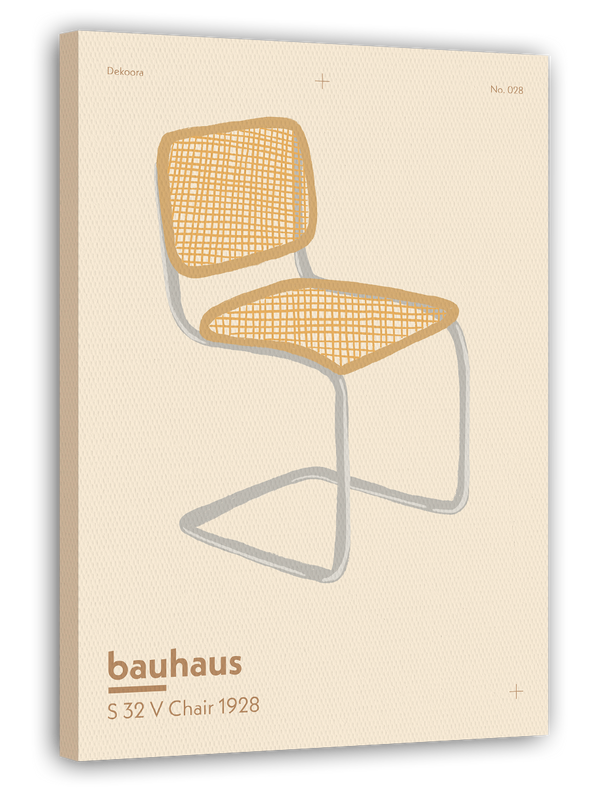 Illustration "Bauhaus Chair" mit Wiener Geflecht
