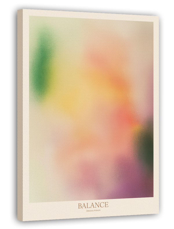 Multicolor Aura Art "Blurry Balance"