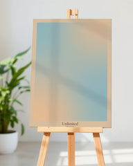 After Hover: Babyblue & Beige Aura "Silence"