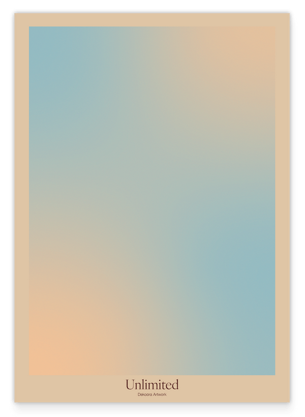 Babyblue & Beige Aura "Silence"