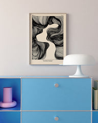 After Hover: It Comes in Waves - Moderne Wellen-Illustration