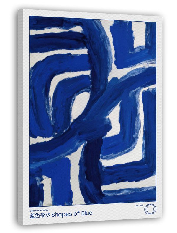 Shapes of Blue - Abstract Artwork