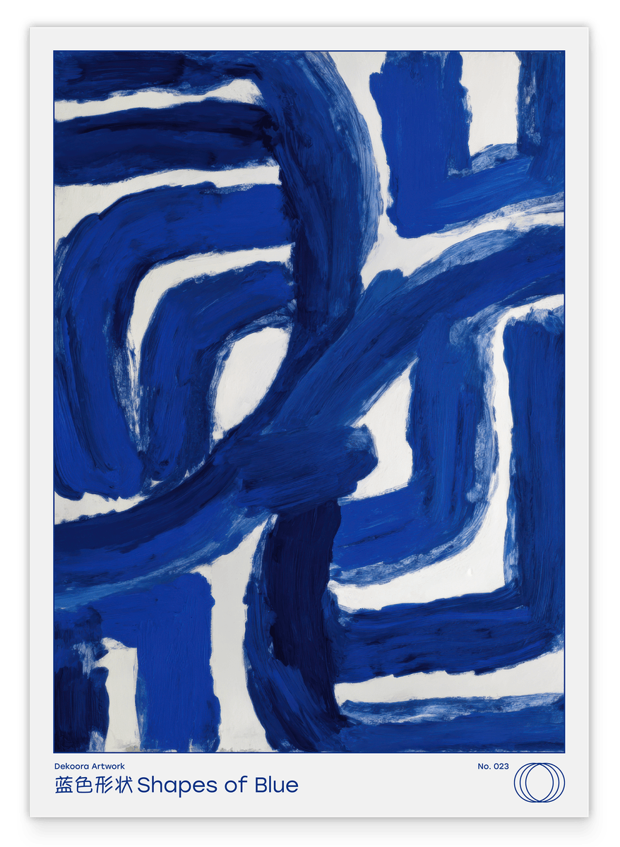 Shapes of Blue - Abstract Artwork