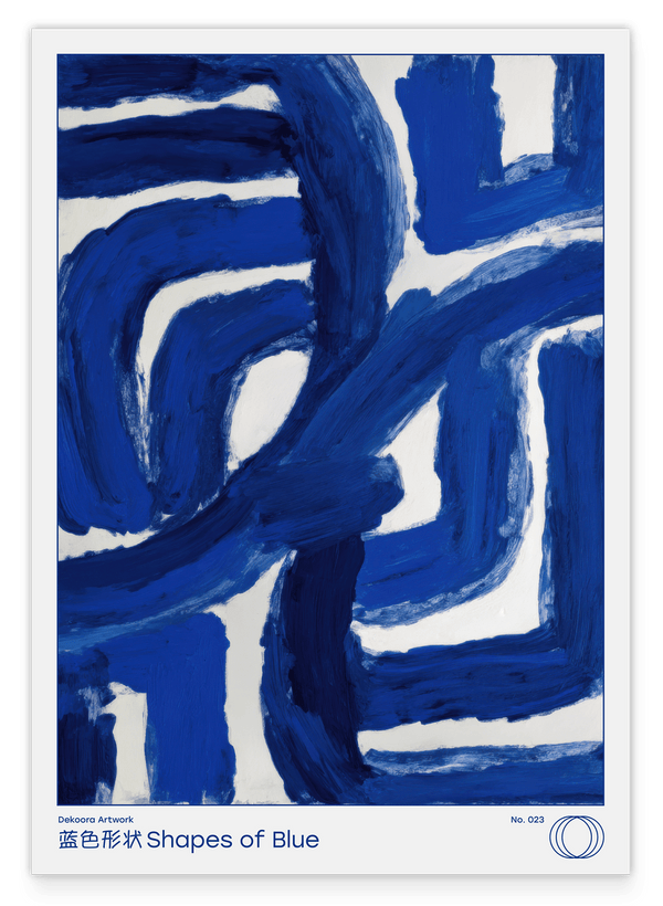 Shapes of Blue - Abstract Artwork