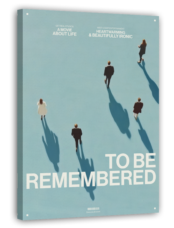 To Be Remembered - Vintage Illustration in Blau