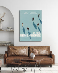 After Hover: To Be Remembered - Vintage Illustration in Blau