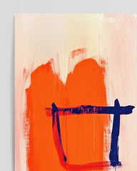 After Hover: Soothing Squares - Abstraktes Farbspiel in Rot und Blau