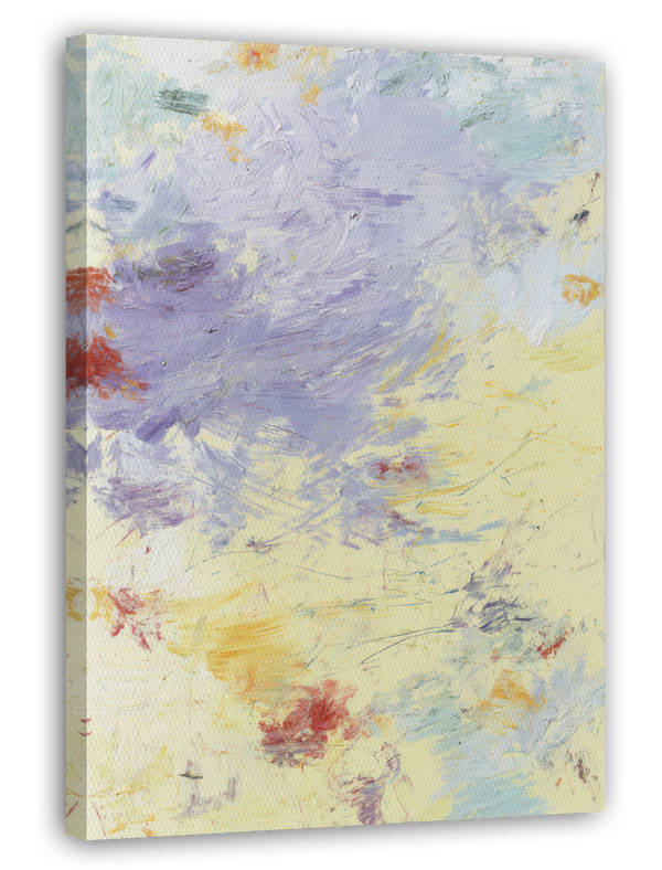 Lavender Haze - Abstraktes Farbspiel in Gelb und Flieder