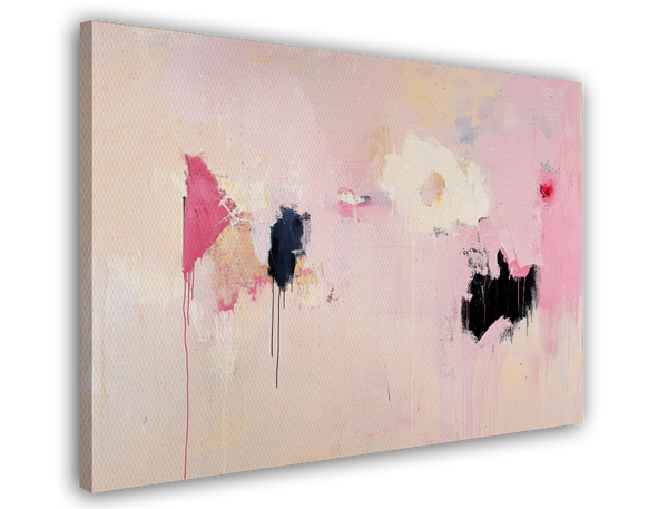 Sweet Symphony - Abstraktes Farbspiel in Rosa