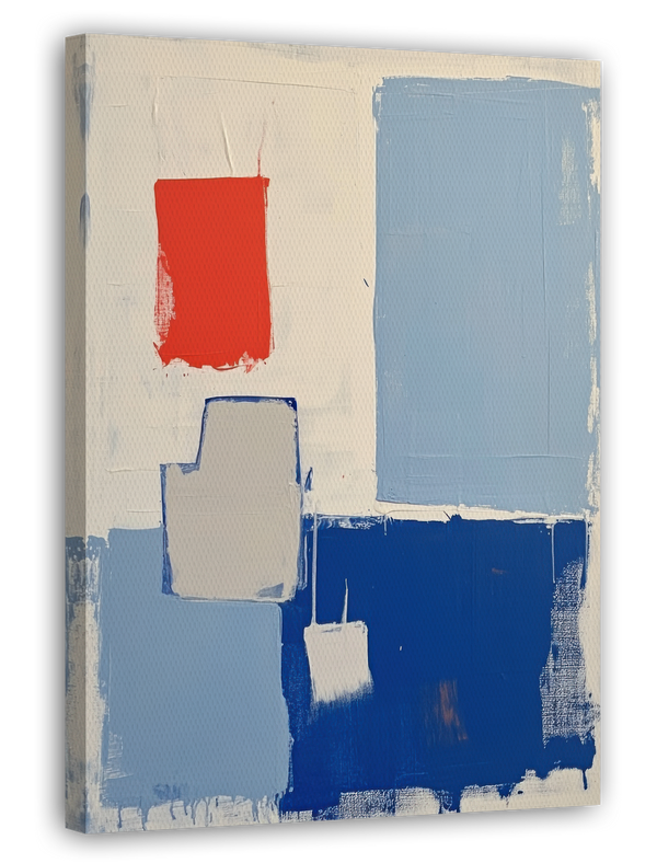 Playful Blueprint - Wandkunst mit Brushstrokes (1/2)