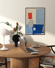 After Hover: Playful Blueprint - Wandkunst mit Brushstrokes (1/2)