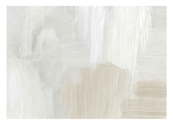 Soft Strokes - Abstrakte Kunst in Weiß