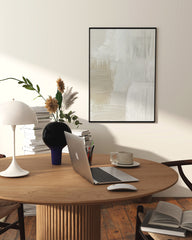 After Hover: Minimal Muse - Weiße Textur mit Beige