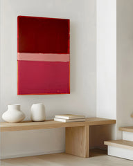 After Hover: Colour Clash in Rot und Himbeere