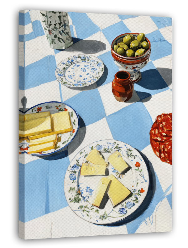 Tapas Traum - Einladende Teller auf der Decke