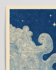 After Hover: Midnight in Motion - Vintage Wellen bei Nacht