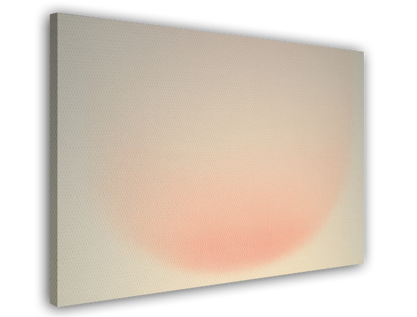 Peachy Poesy - Dezenter Halbkreis im Querformat