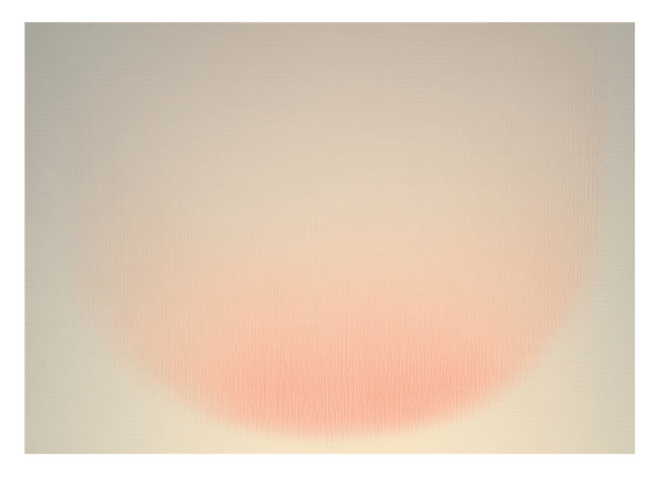 Peachy Poesy - Dezenter Halbkreis im Querformat