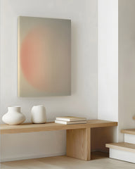 After Hover: Peachy Poesy - Dezenter Halbkreis im Hochformat