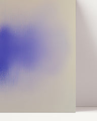 After Hover: Shy Splash - Abstrakte Kunst in Blau und Orange