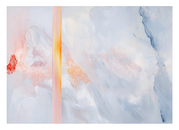 Dreamy Diffusion - Abstrakte Wandkunst in hellen Farben