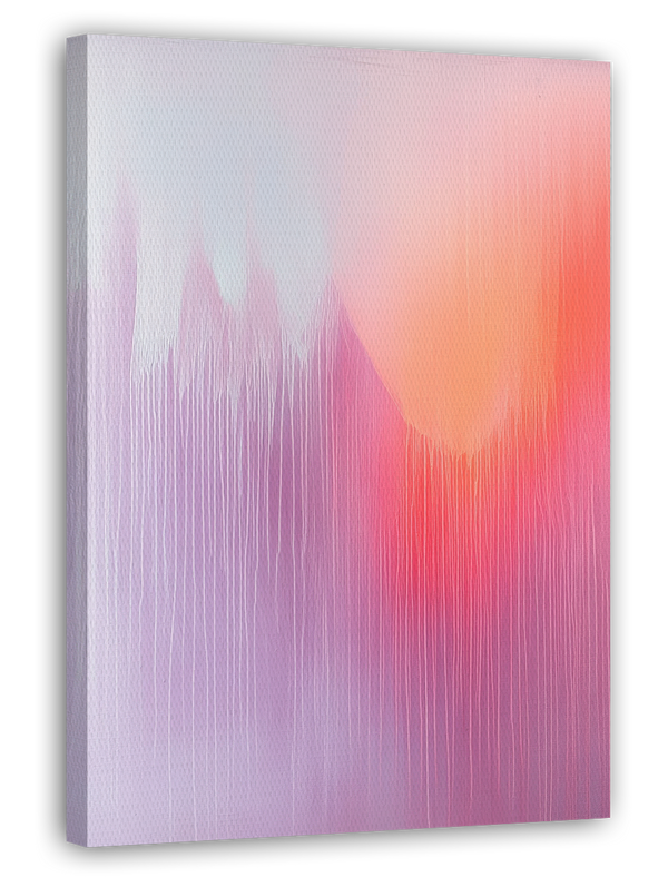 Light Layers - Abstraktes Licht in Lila und Orange