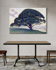 After Hover: Landschafts-Gemalde Baum in Landschaft Impressionismus