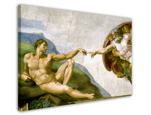 Michelangelo - Die Erschaffung Adams Renaissance Malerei