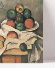 After Hover: Paul Cézanne - Stillleben mit Vorhang, Krug und Obstschale
