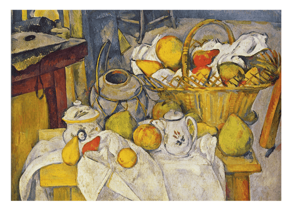 Paul Cézanne - Stillleben mit Korb