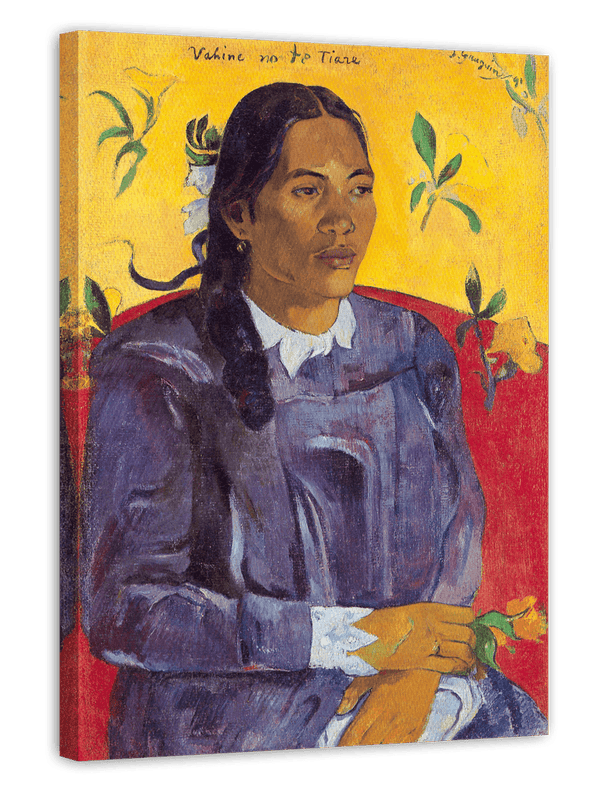 Paul Gauguin - Frau mit Blume