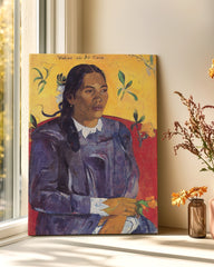 After Hover: Paul Gauguin - Frau mit Blume