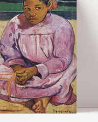 After Hover: Paul Gauguin - Tahitische Frauen (oder Frauen von Tahiti) am Strand