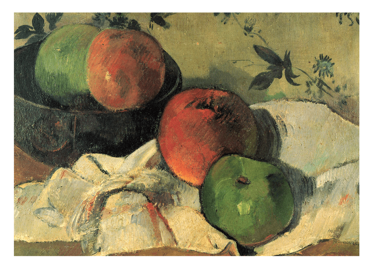Paul Gauguin - Stillleben Äpfel und Schale