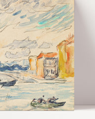 After Hover: Paul Signac - SAINT-TROPEZ, TARTANES AU PORT