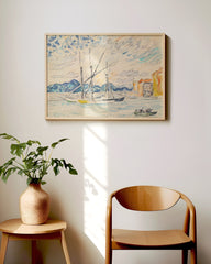 After Hover: Paul Signac - SAINT-TROPEZ, TARTANES AU PORT