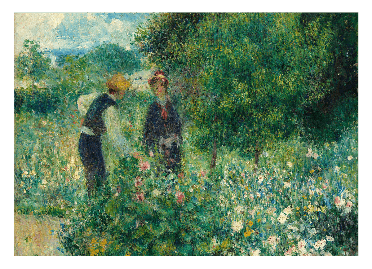 Pierre-Auguste Renoir - Blumen pflücken