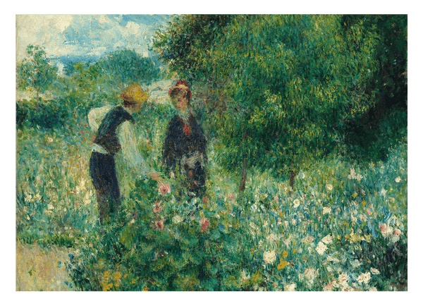 Pierre-Auguste Renoir - Blumen pflücken