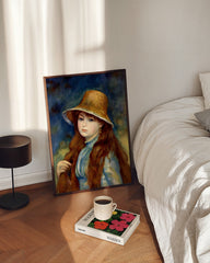 After Hover: Pierre-Auguste Renoir - Mädchen mit Strohhut