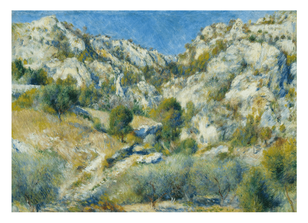 Pierre-Auguste Renoir - Felsige Klippen bei Estaque