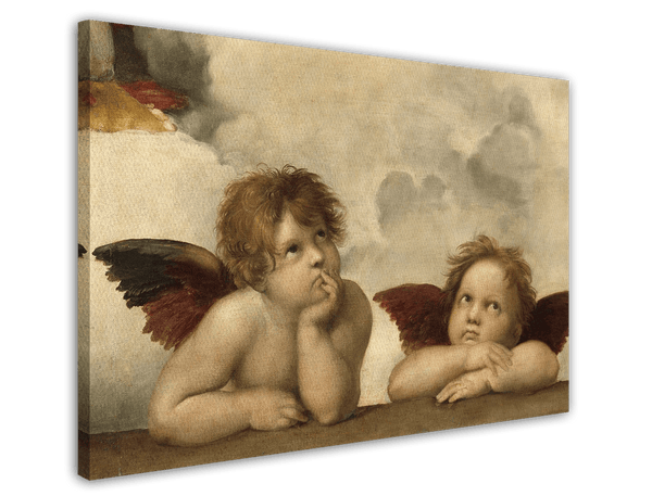 Raphael - Sixtinische Madonna, zwei Engel