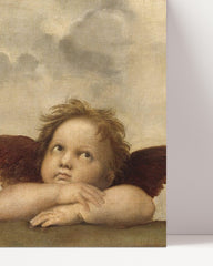 After Hover: Raphael - Sixtinische Madonna, zwei Engel