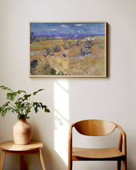 After Hover: Vincent van Gogh - Weizenfeld mit Mähern Auvers