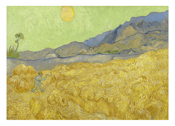 Vincent van Gogh - Weizenfeld mit Mäher