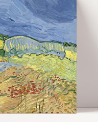After Hover: Vincent van Gogh - Weizenfeld mit stürmischem Himmel
